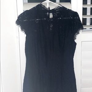 Dry Goods Black Lace Romper